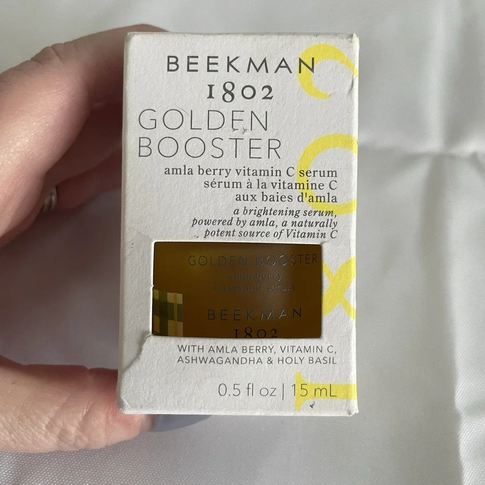 Beekman 1802 Golden Booster Alma Berry Vitamin C Serum Full Size 0.5 Oz NEW